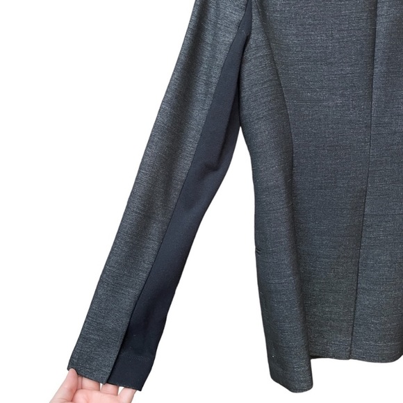 BCBGMaxAzria Lawson Boyfriend Tailored Oversize Tuxedo Black Blazer Jacket XS - Picture 10 of 13